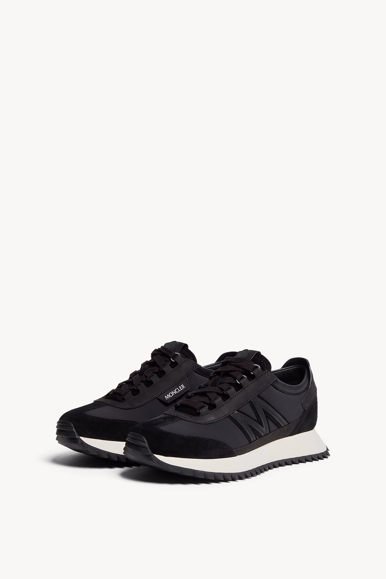 Sneakers Pacey2 en daim et nubuck Femmes Noir Moncler 4